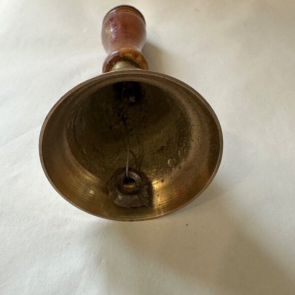 Lot of 5 Various Collectible Bells 4 Porcelain/Ceramic one Brass/Wood - Picture 8 of 12